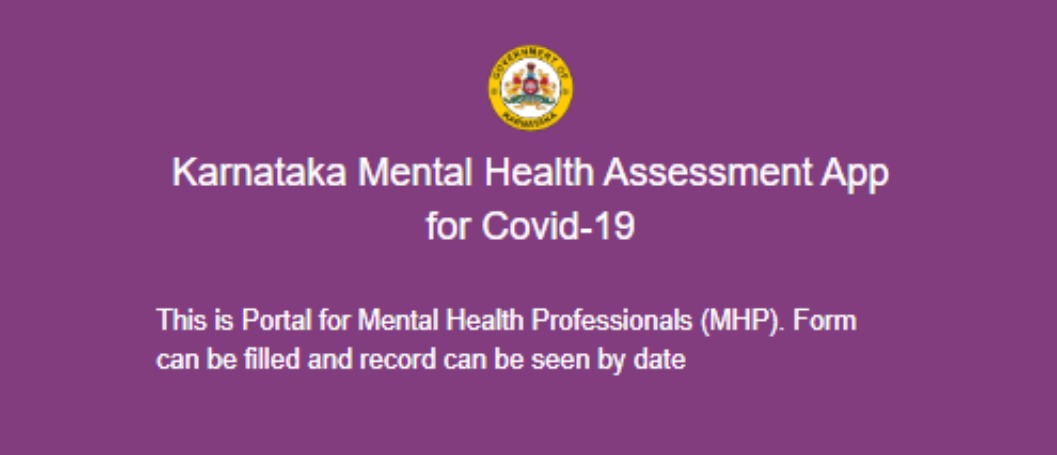 Karnataka Mental Health COVID-19 Project